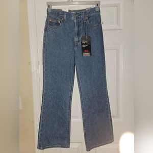 Levi's Math Club Flare High Rise Blue Jeans